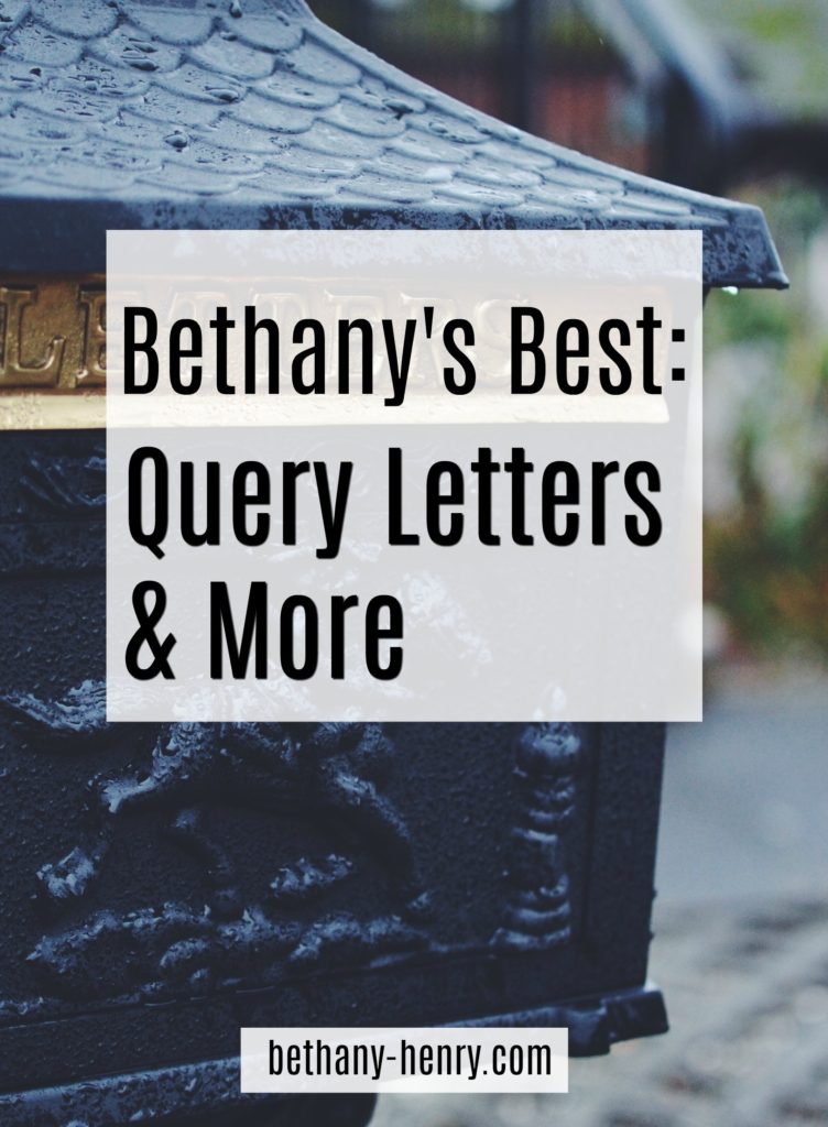 Picture of old fashioned mail box with title: Bethany's Best: Query Letters & More